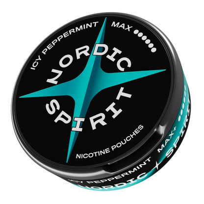 Eine Dose Nordic Spirit „Icy Peppermint“ Nikotinbeutel Stärke Max