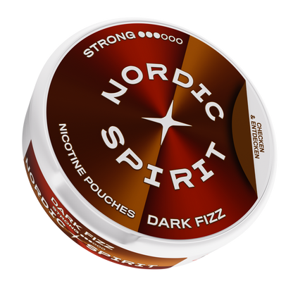 Eine Dose Nordic Spirit „Dark Fizz“ Nikotinbeutel (Strong)