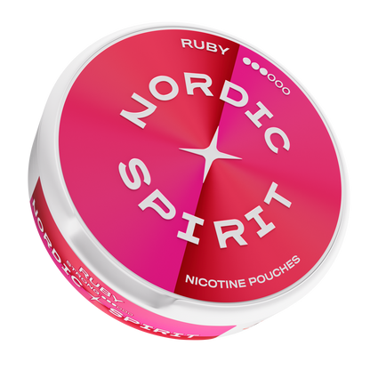 Eine Dose Nordic Spirit „Ruby“ Nikotinbeutel (Strong)