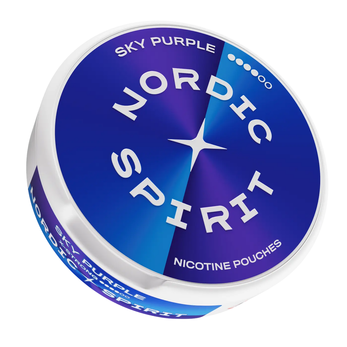 Eine Dose Nordic Spirit „Sky Purple“ Nikotinbeutel (X-Strong)