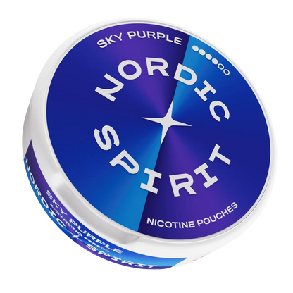 Eine Dose Nordic Spirit „Sky Purple“ Nikotinbeutel (X-Strong)